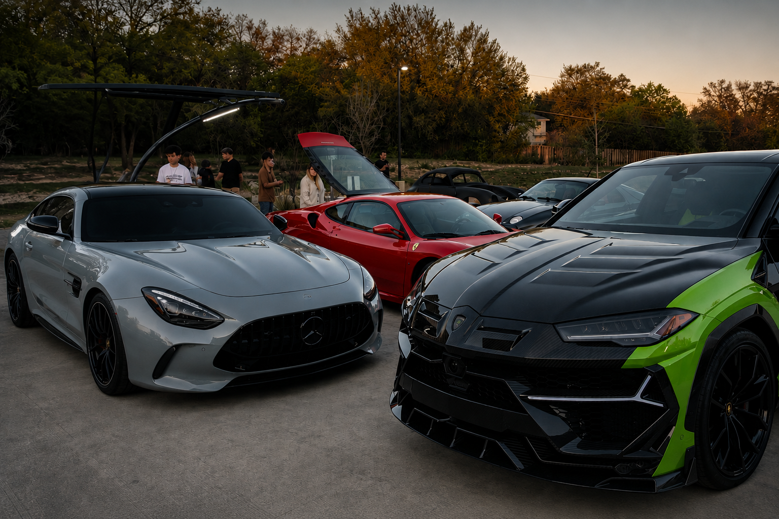 Mercedes-AMG GT, Lamborghini Urus and Ferrari detailed by Sterling Detail